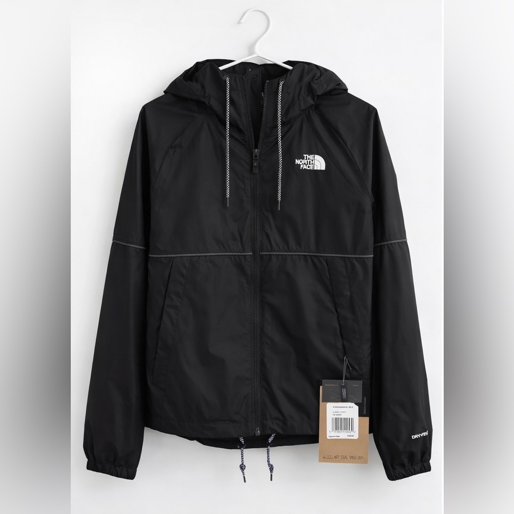 The North Face Antora DryVent Rain Jacket Black Women’s Large NWT - Picture 1 of 4